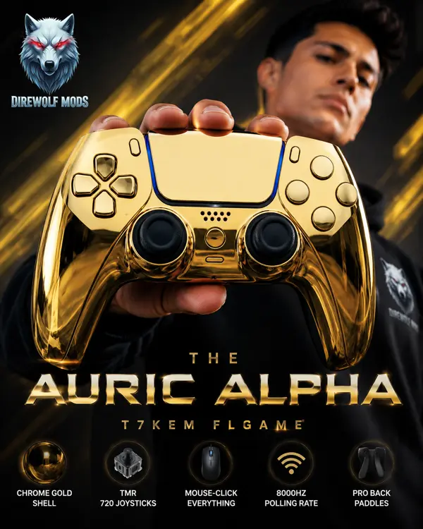 THE AURIC ALPHA Custom PS5 Controller